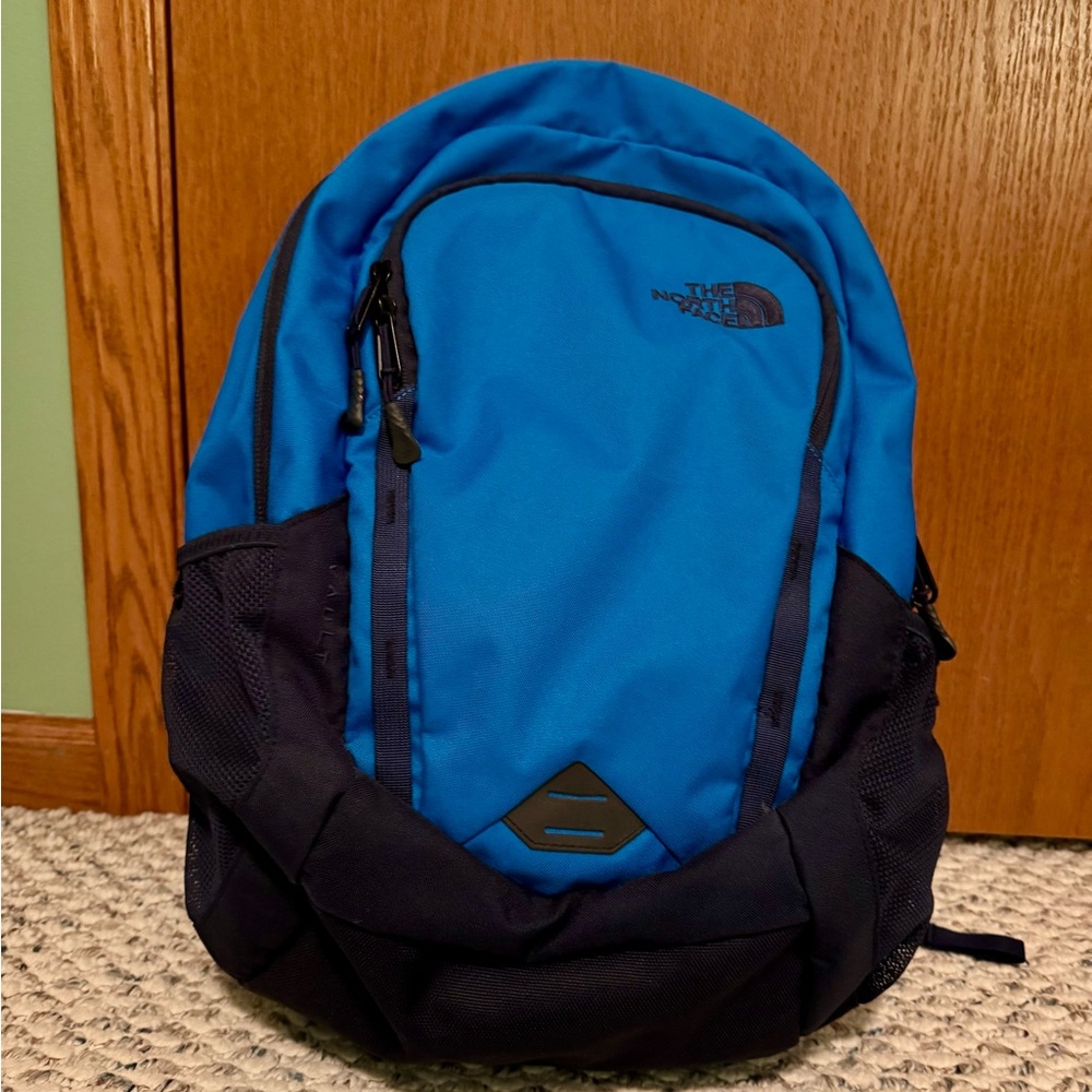 The North Face Blue & Black Women's Backpack